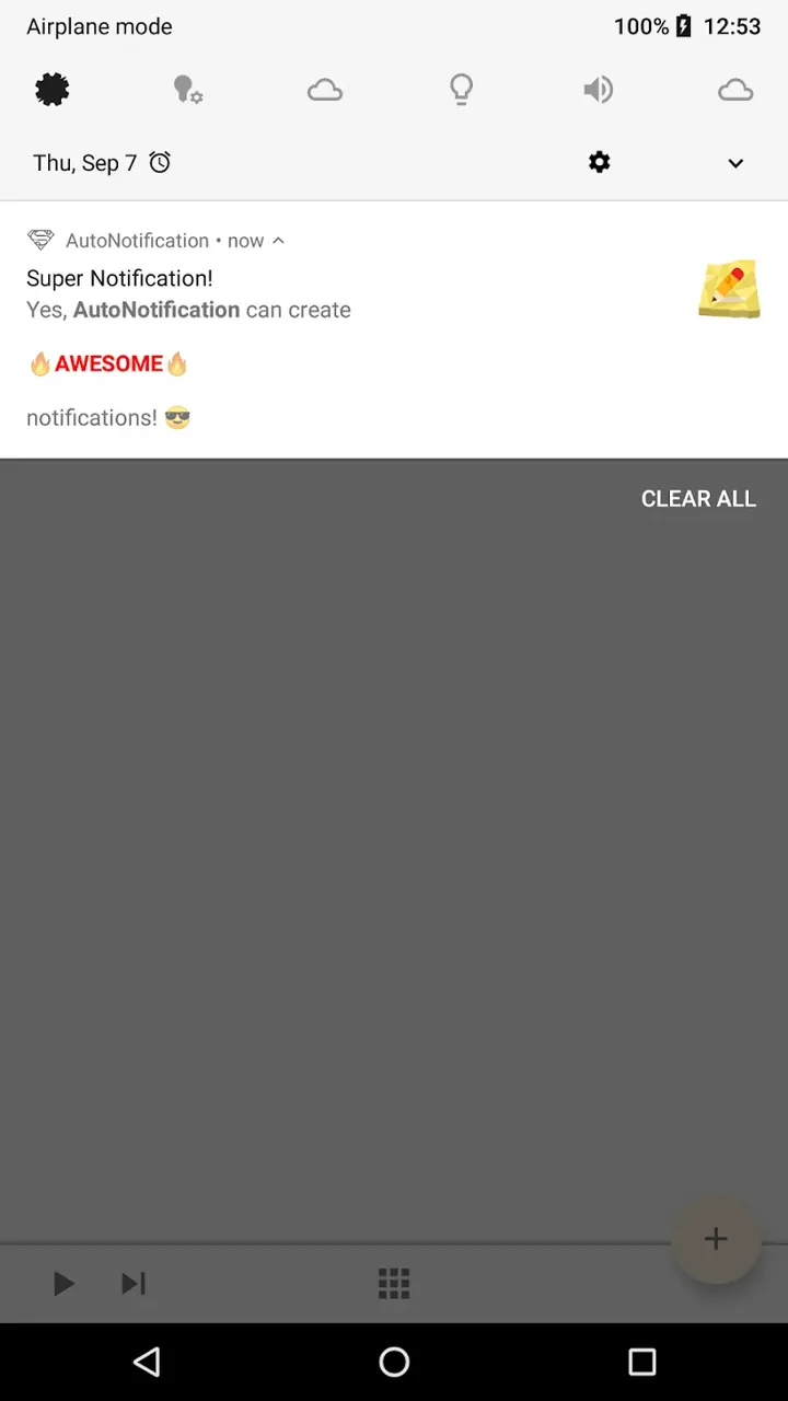 Capture d'écran AutoNotification 2