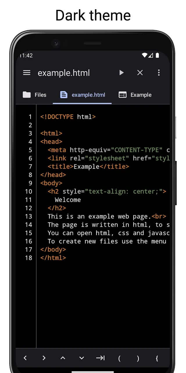 WebCode capture d'écran 3