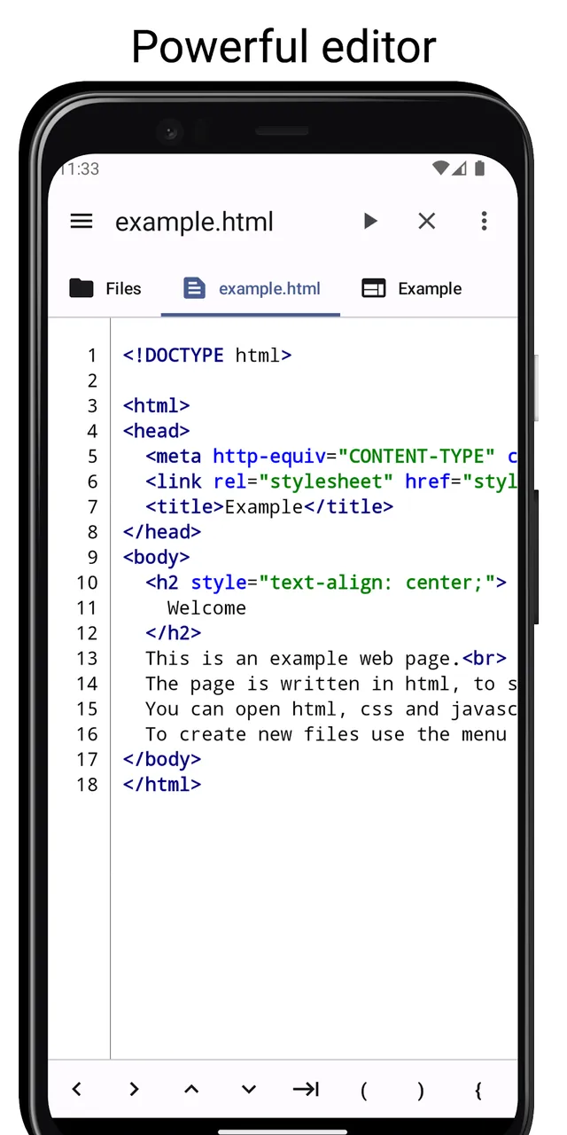 WebCode capture d'écran 2