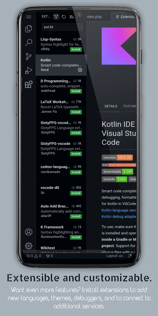 VScode capture d'écran 4