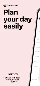 Tangkapan layar 2 Structured - Daily Planner
