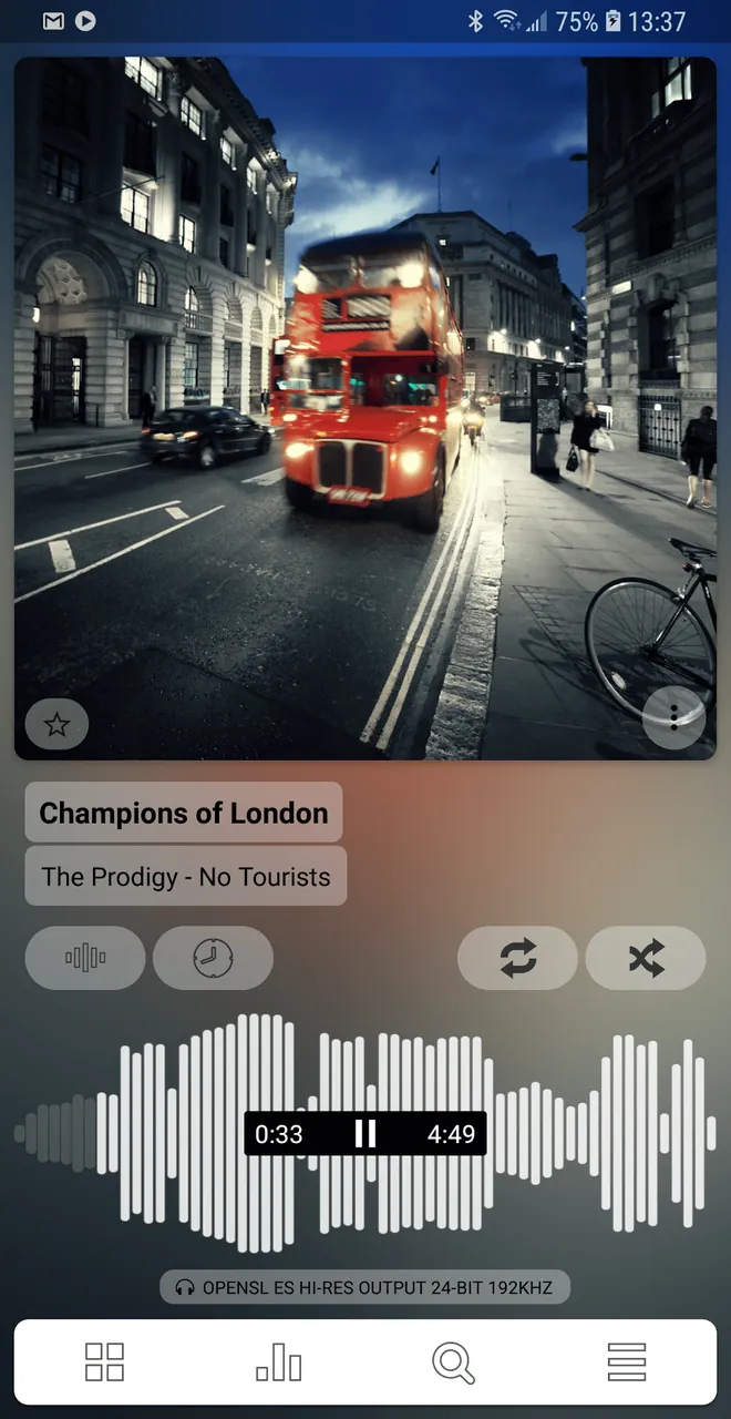 Poweramp capture d'écran 3