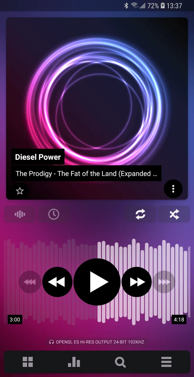 Poweramp capture d'écran 2