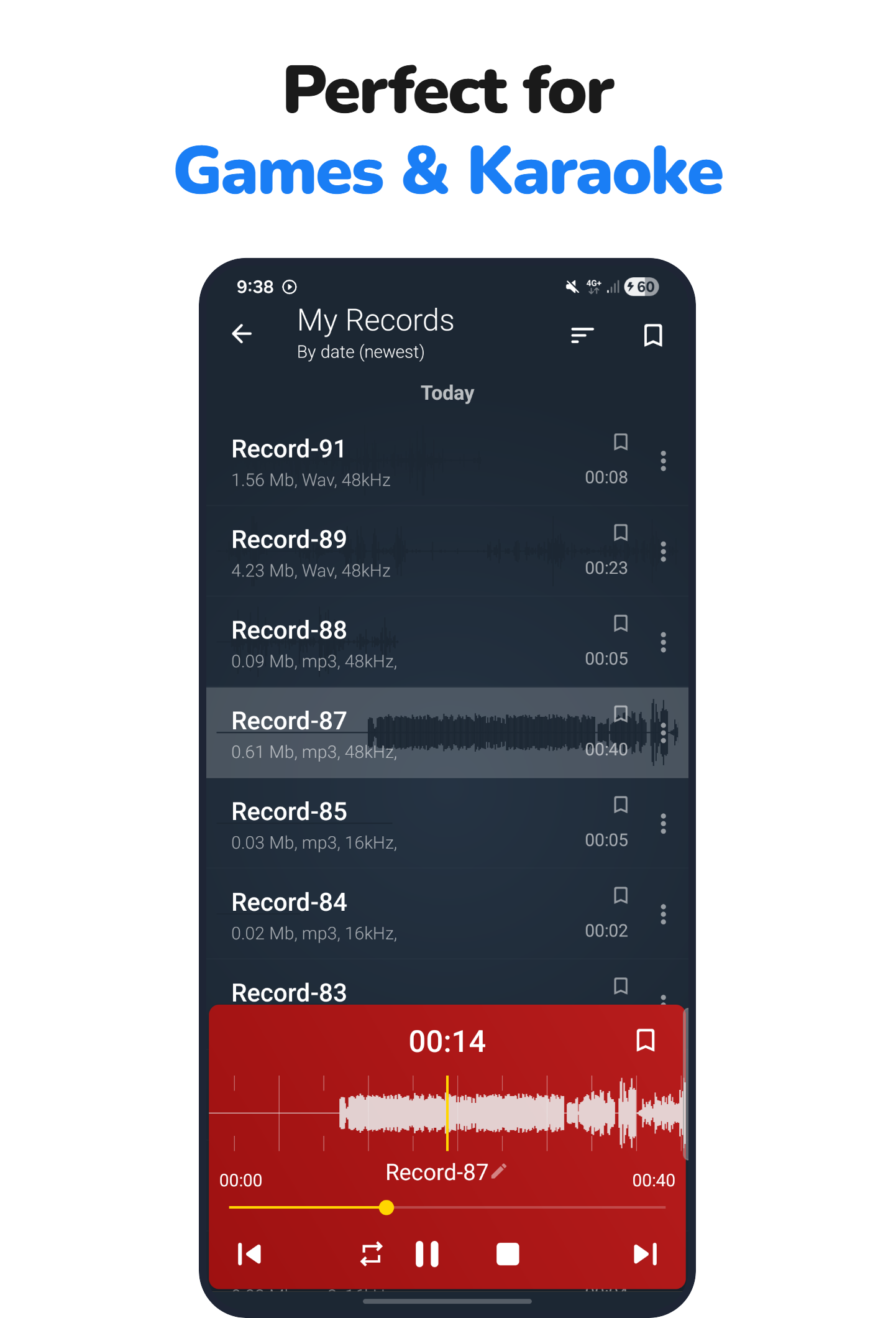 Internal Audio Recorder Sound - Capture d'écran 3