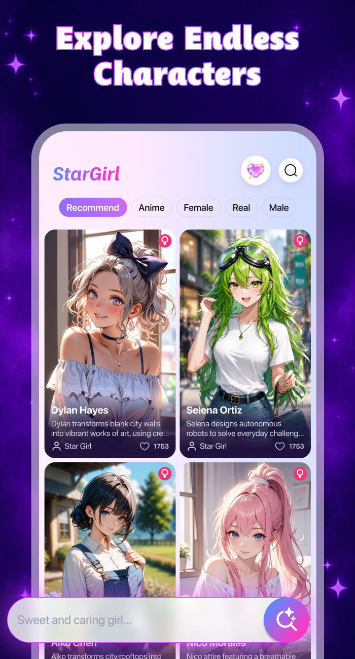 Capture d'écran du gameplay de Star Girl & Cosmic Chat 3