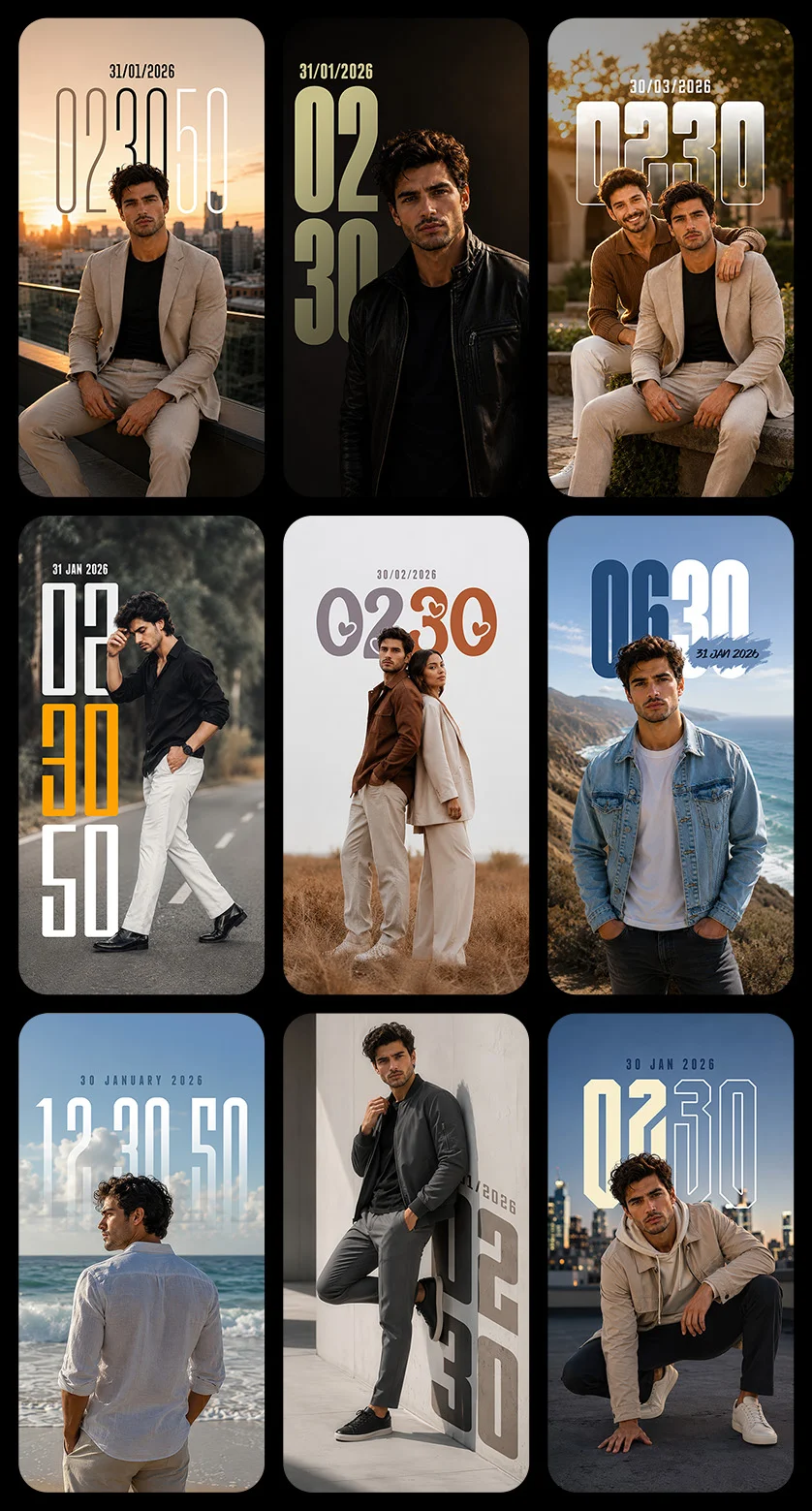 Depth Studio: AI Photo Clock capture d'écran 2