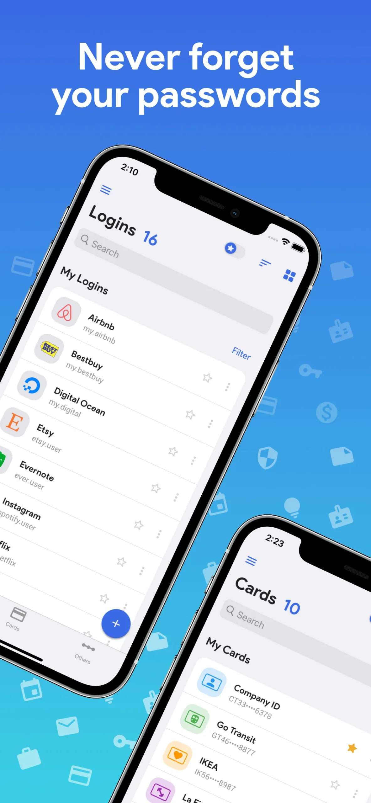 One Key: password manager capture d'écran 5