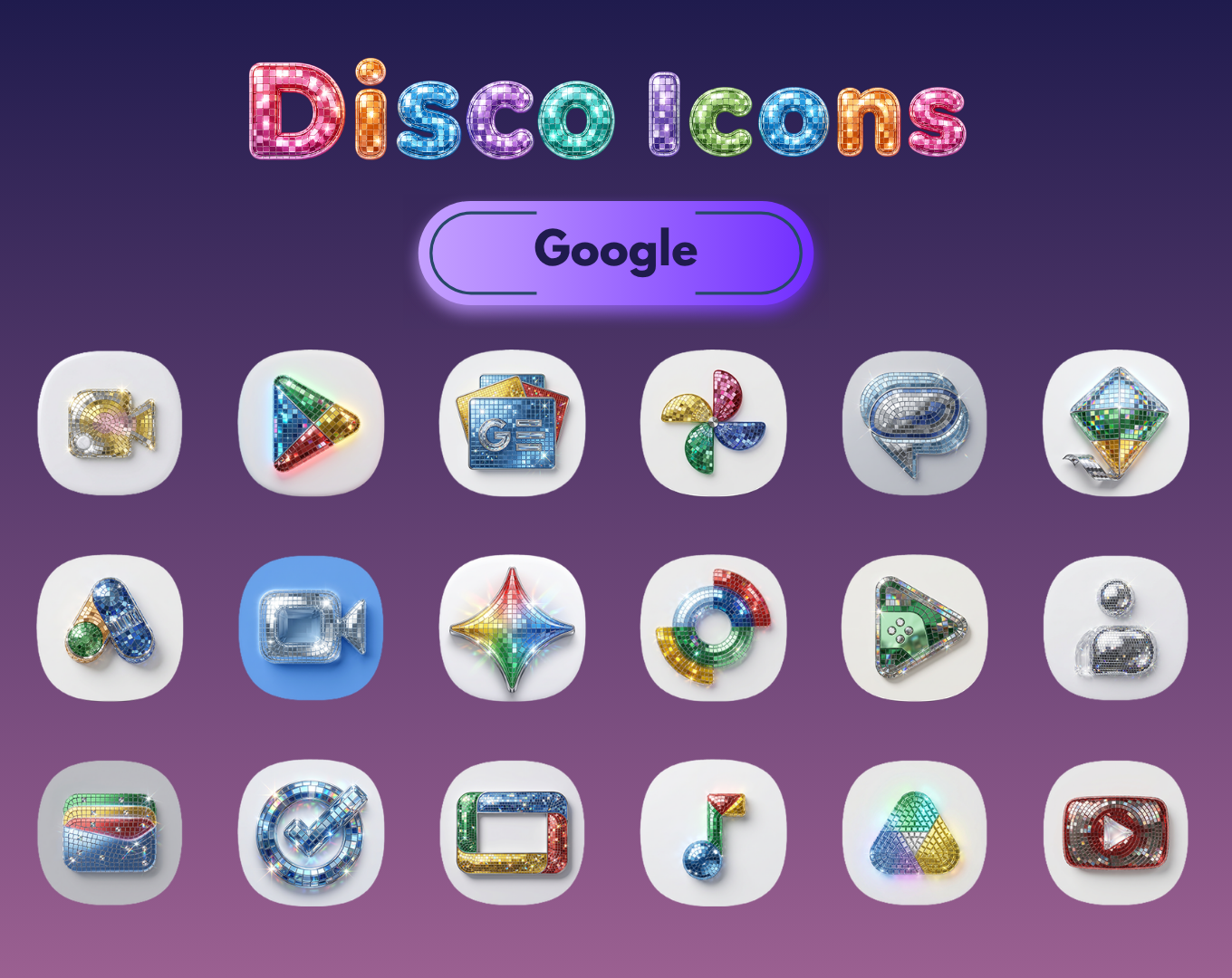 Capture d'écran de Disco Icon Pack 2
