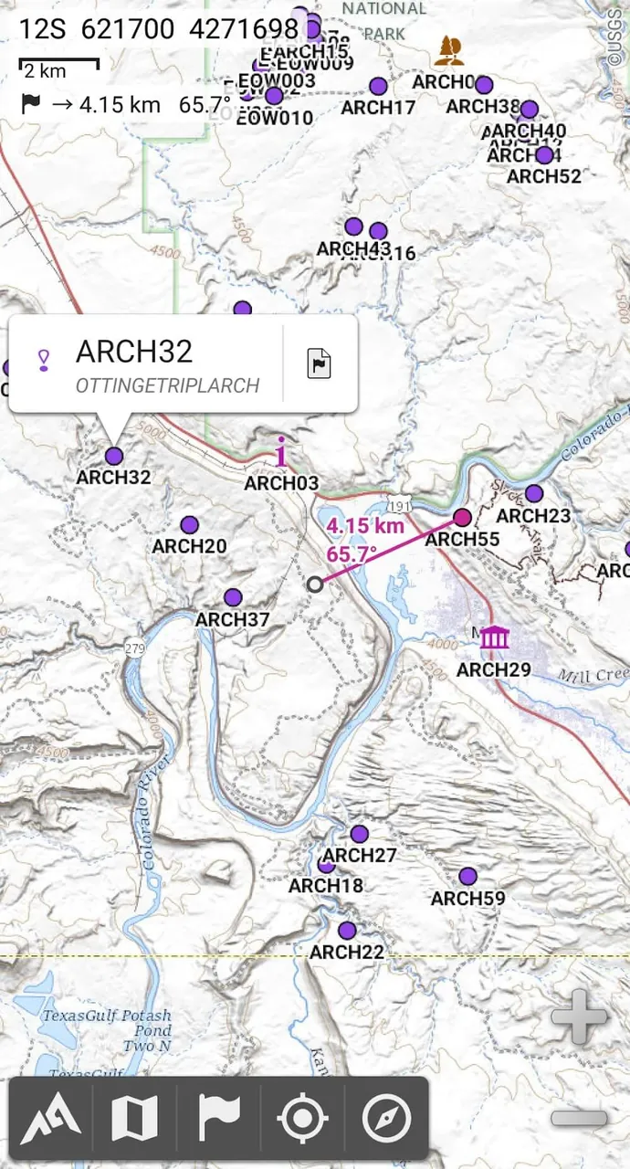 Aperçu de l'application AlpineQuest 2