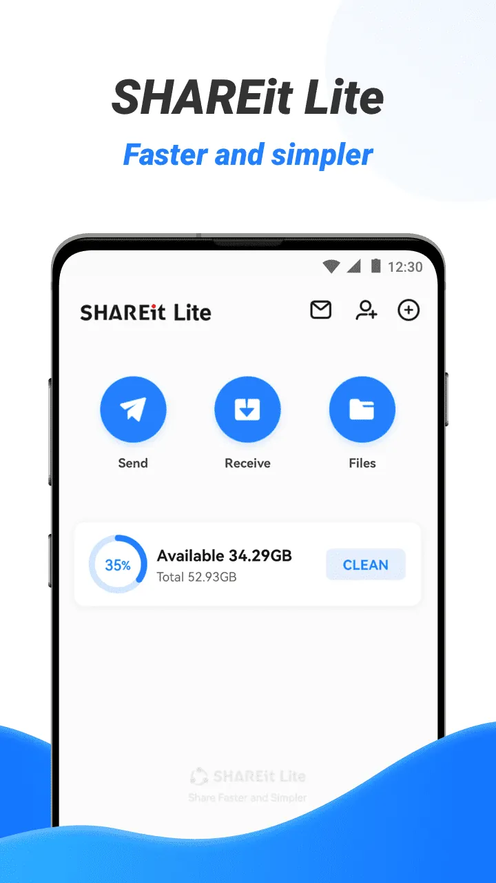 Aperçu de l'application SHAREit Lite 2