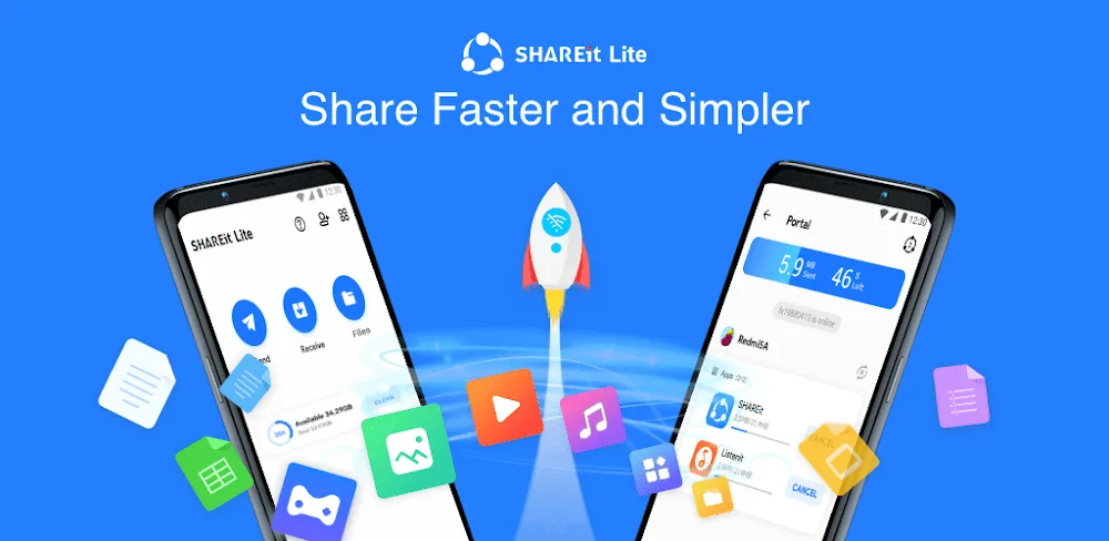 Aperçu de l'application SHAREit Lite 1