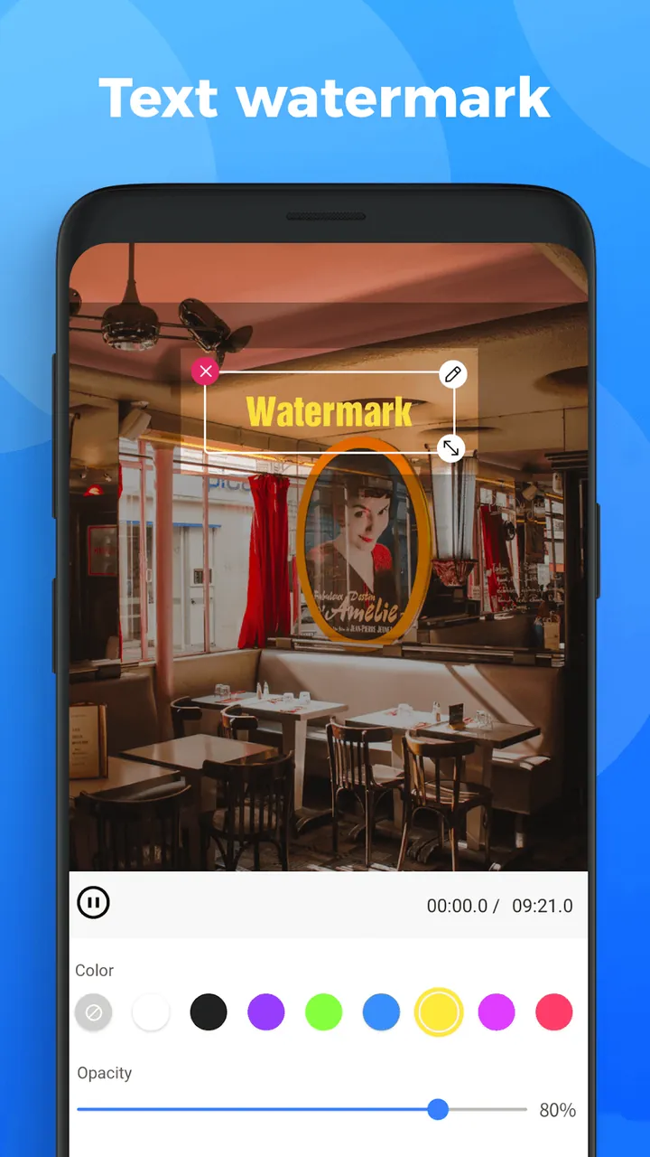 Capture d'écran de l'application Watermark Remover 3