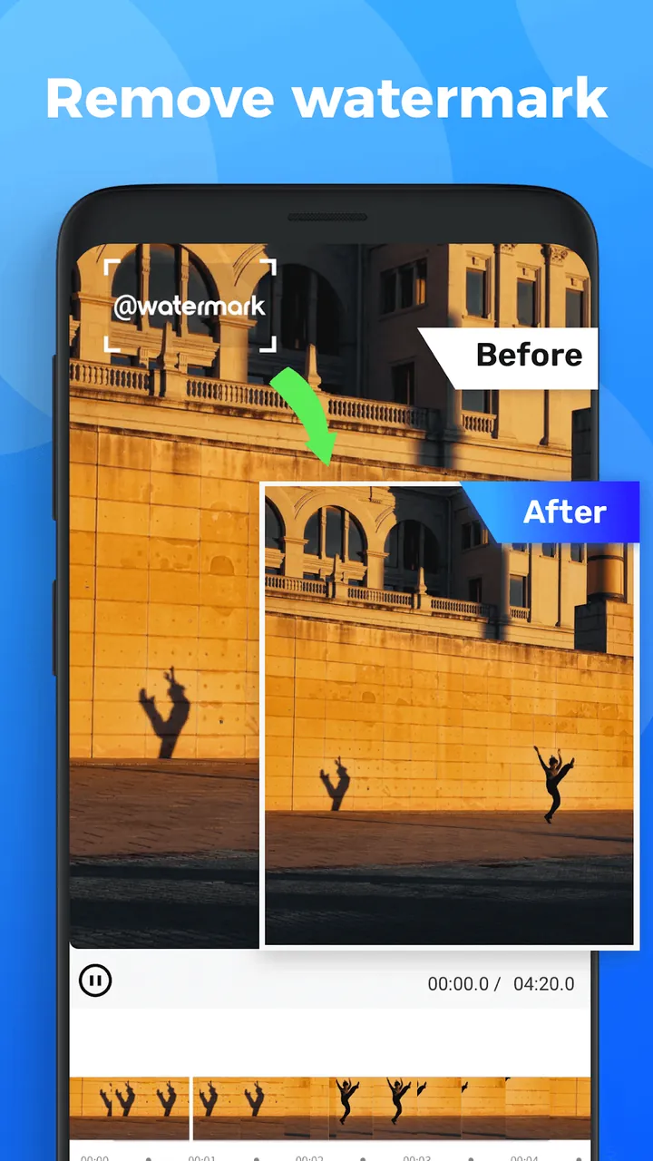 Capture d'écran de l'application Watermark Remover 2