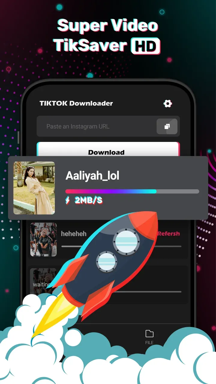 Capture d'écran 2 de TikTok Downloader