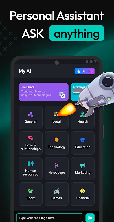 Aperçu de l'application My AI - Chatbot Assistant 4