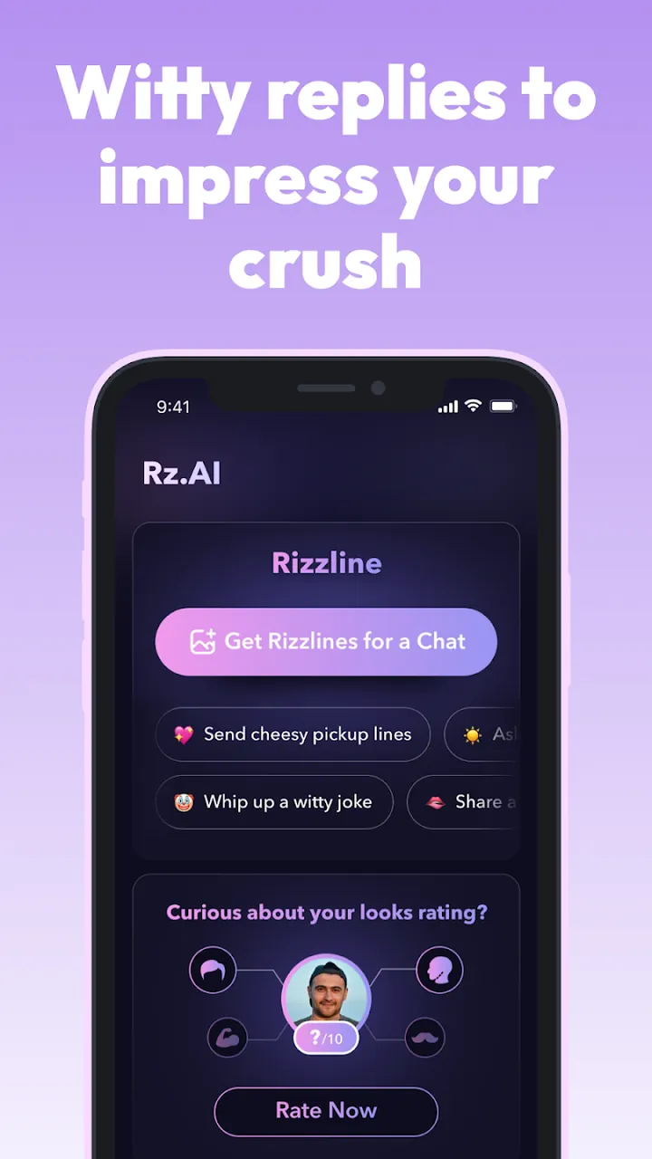 Aperçu de l'application Rz AI Dating Copilot 4