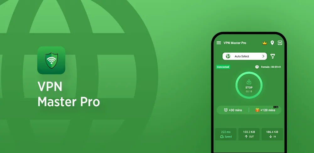 Capture d'écran de présentation de Fast VPN Pro (VPN Master Pro) 1