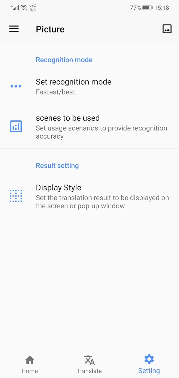 Capture d'écran Screen Translation 4