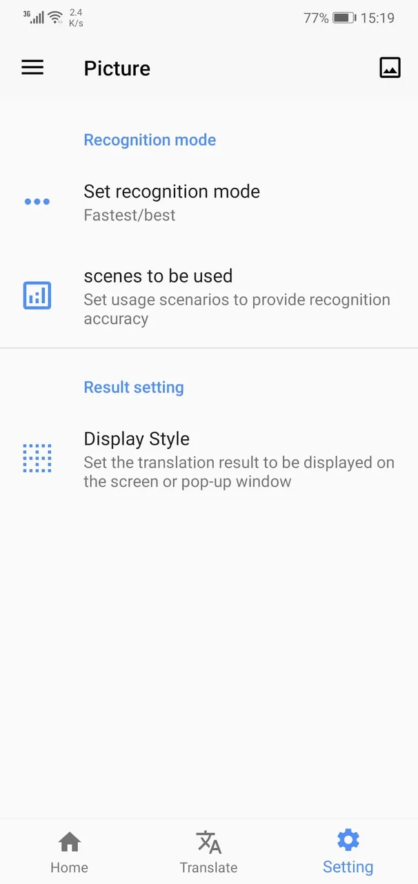 Capture d'écran Screen Translation 6