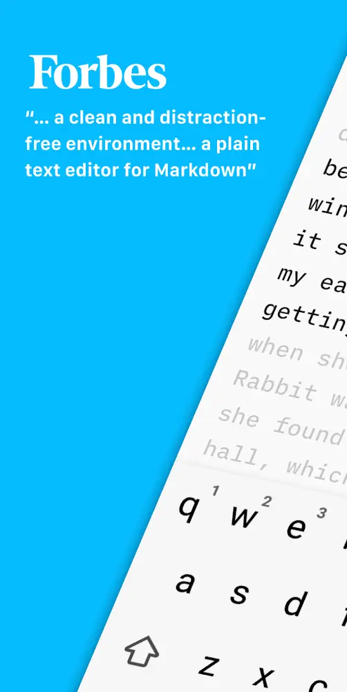 Capture d'écran de l'application iA Writer 5