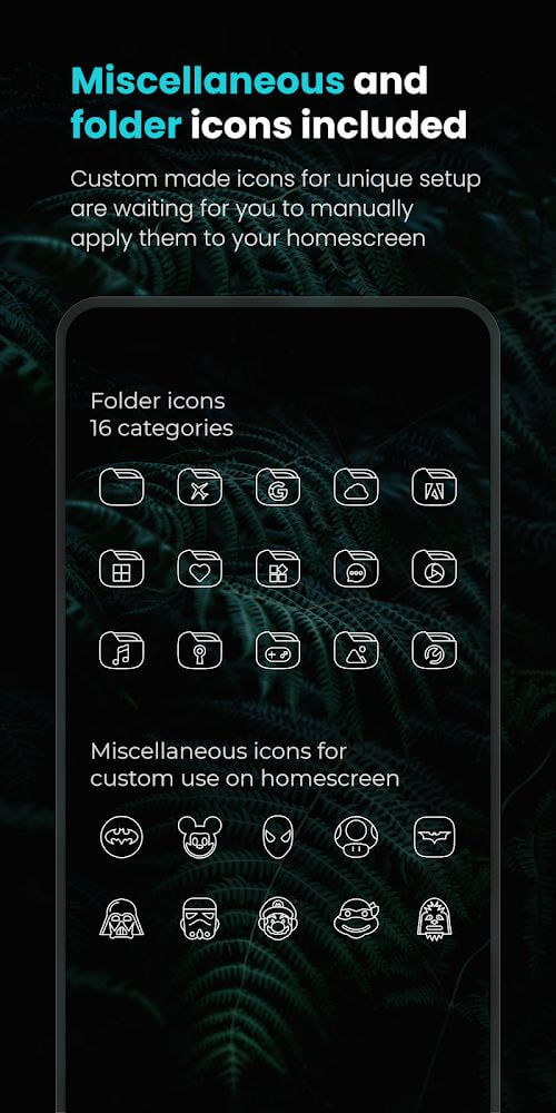 Capture d'écran 6 de Vera Outline White Icon Pack