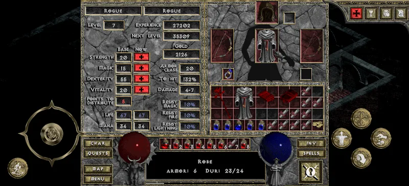DevilutionX Diablo 1 portage mobile capture d'écran 4