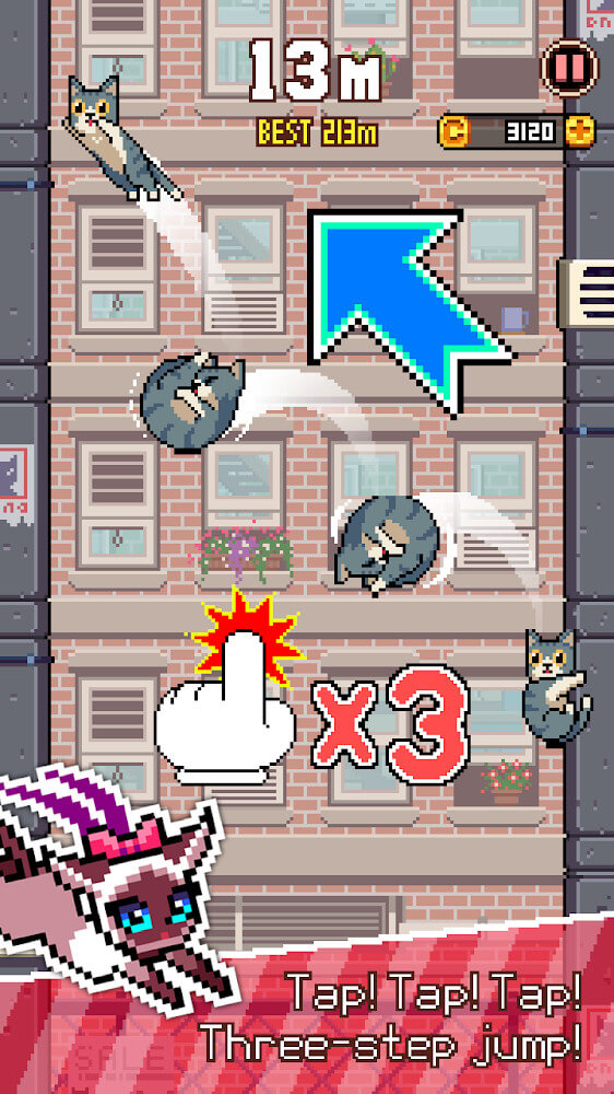 Screenshot gameplay Cat Jump 6