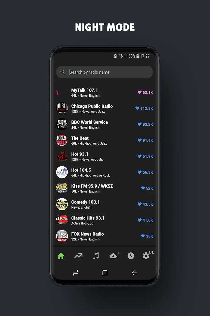 Aperçu 3 de l'application World Radio FM Online