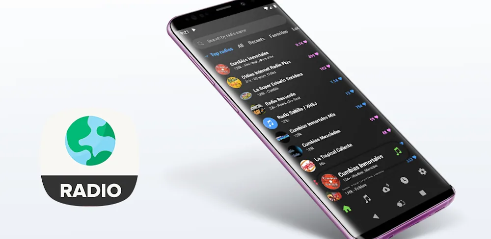 Aperçu 1 de l'application World Radio FM Online