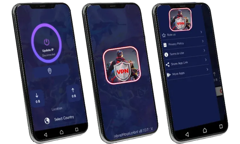 Capture d'écran 5 : Fire Vpn Turbo For Fast Gaming