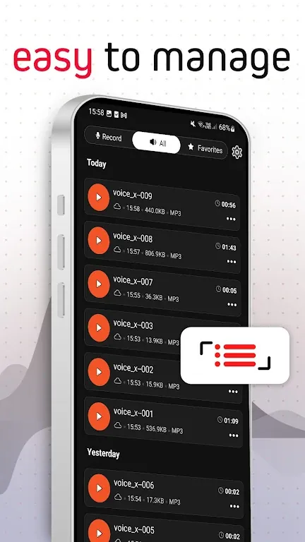 Capture d'écran VoiceX 4