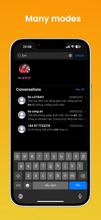 Messages iOS 17 capture d'écran 3