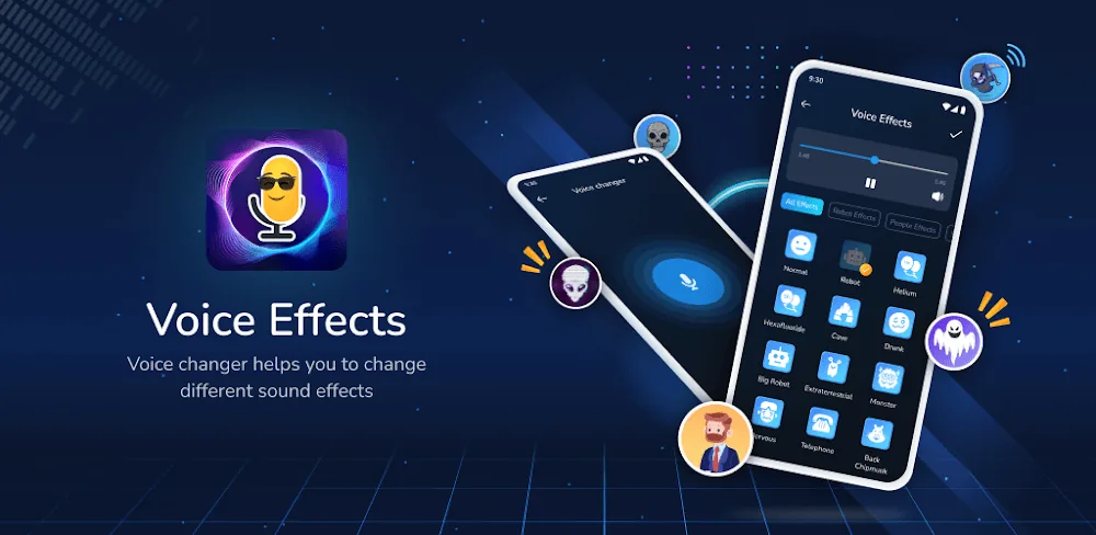 Aperçu de l'application Voice Changer & Sound Effects 1