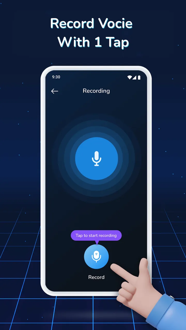 Aperçu de l'application Voice Changer & Sound Effects 3
