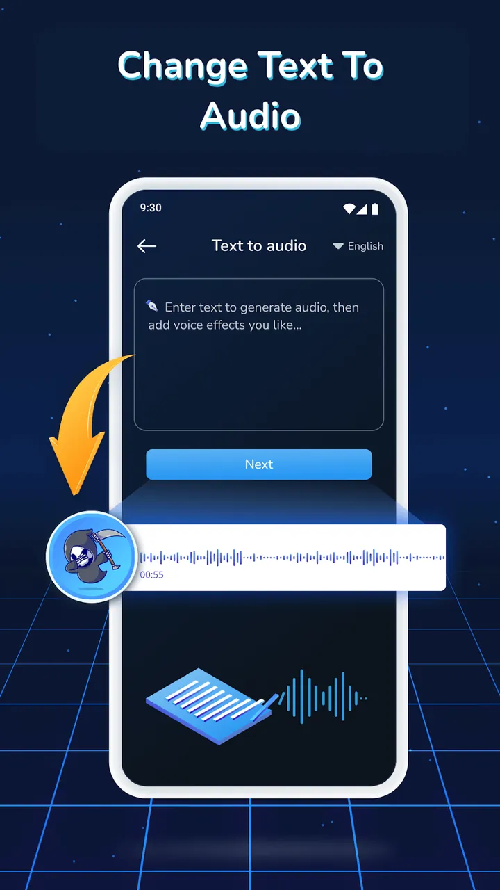 Aperçu de l'application Voice Changer & Sound Effects 6