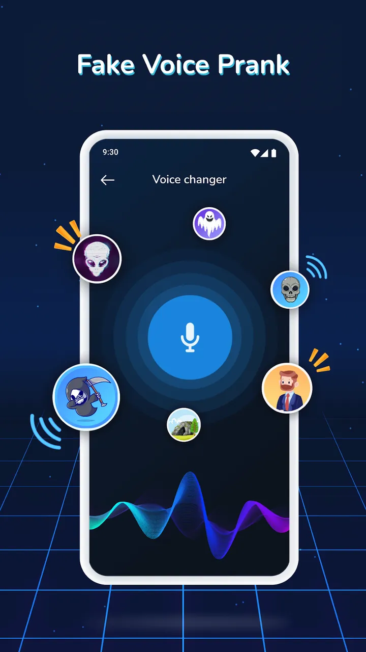 Aperçu de l'application Voice Changer & Sound Effects 4