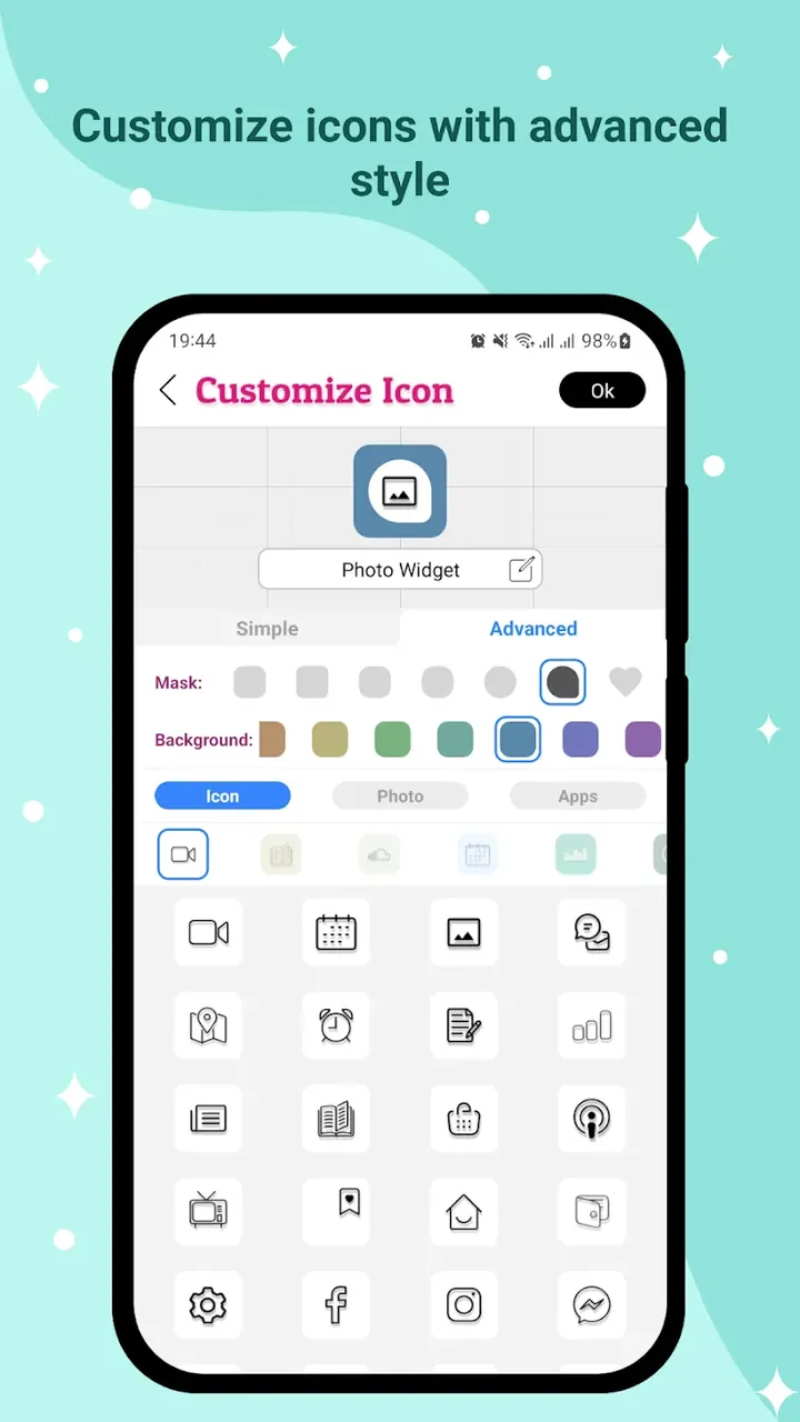 Capture d'écran 6 d'Icon Changer - Customize Icon