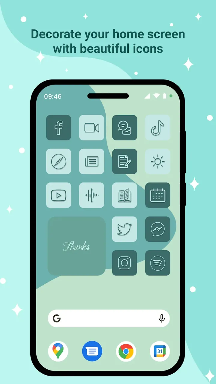 Capture d'écran 3 d'Icon Changer - Customize Icon