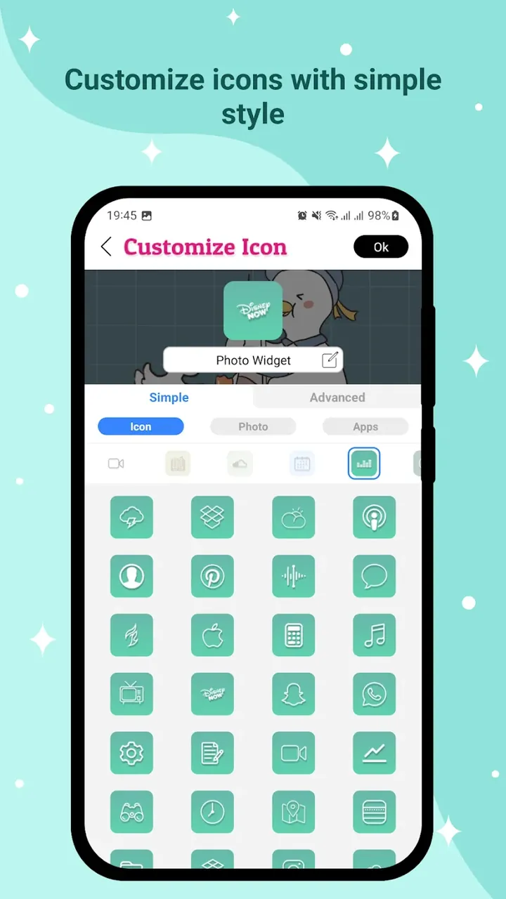 Capture d'écran 5 d'Icon Changer - Customize Icon