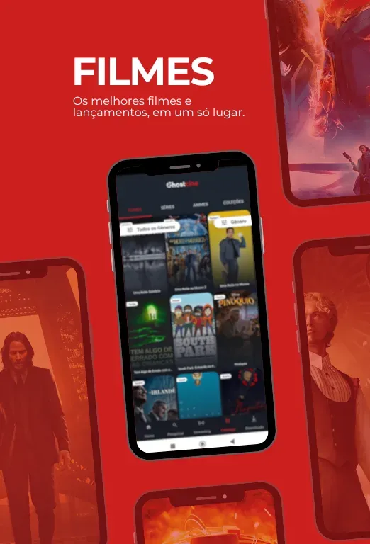 Aperçu de l'Application Ghostcine 3