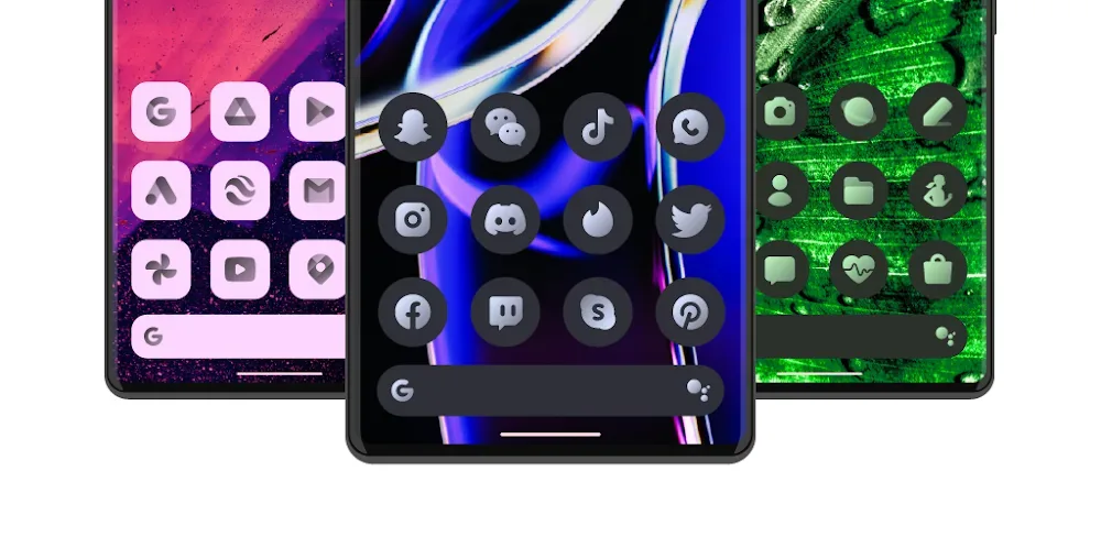 Capture d'écran 1 de Saga Material You icons