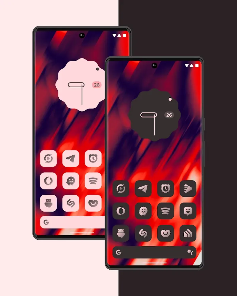 Capture d'écran 6 de Saga Material You icons