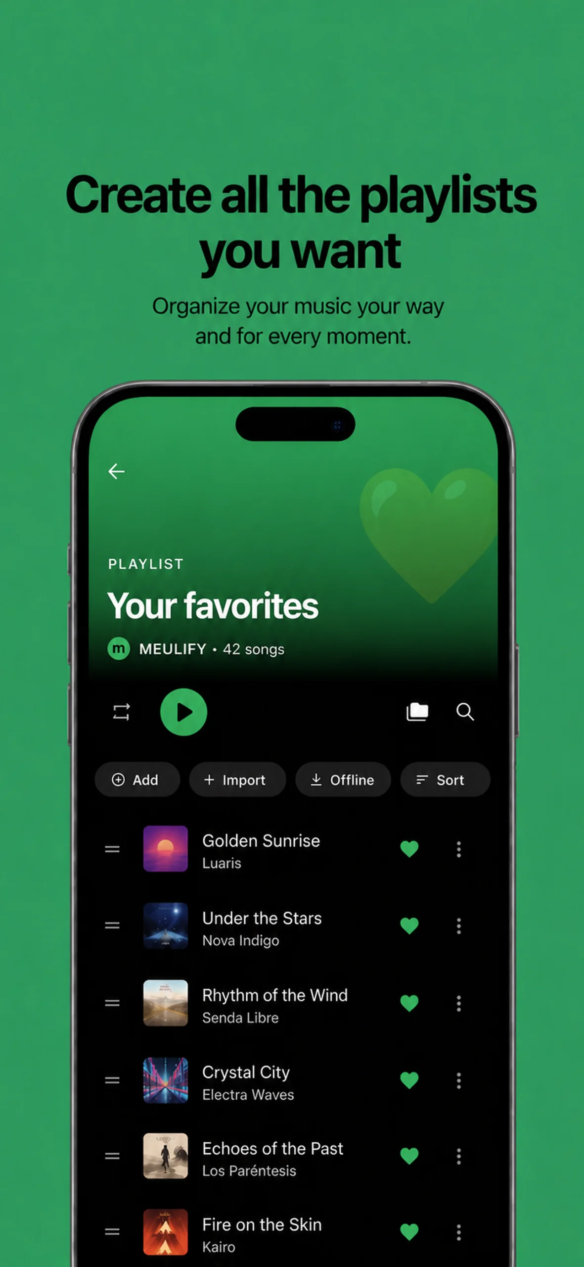 Aperçu de l'application Meulify Lecteur de Musique Sans Limites 5