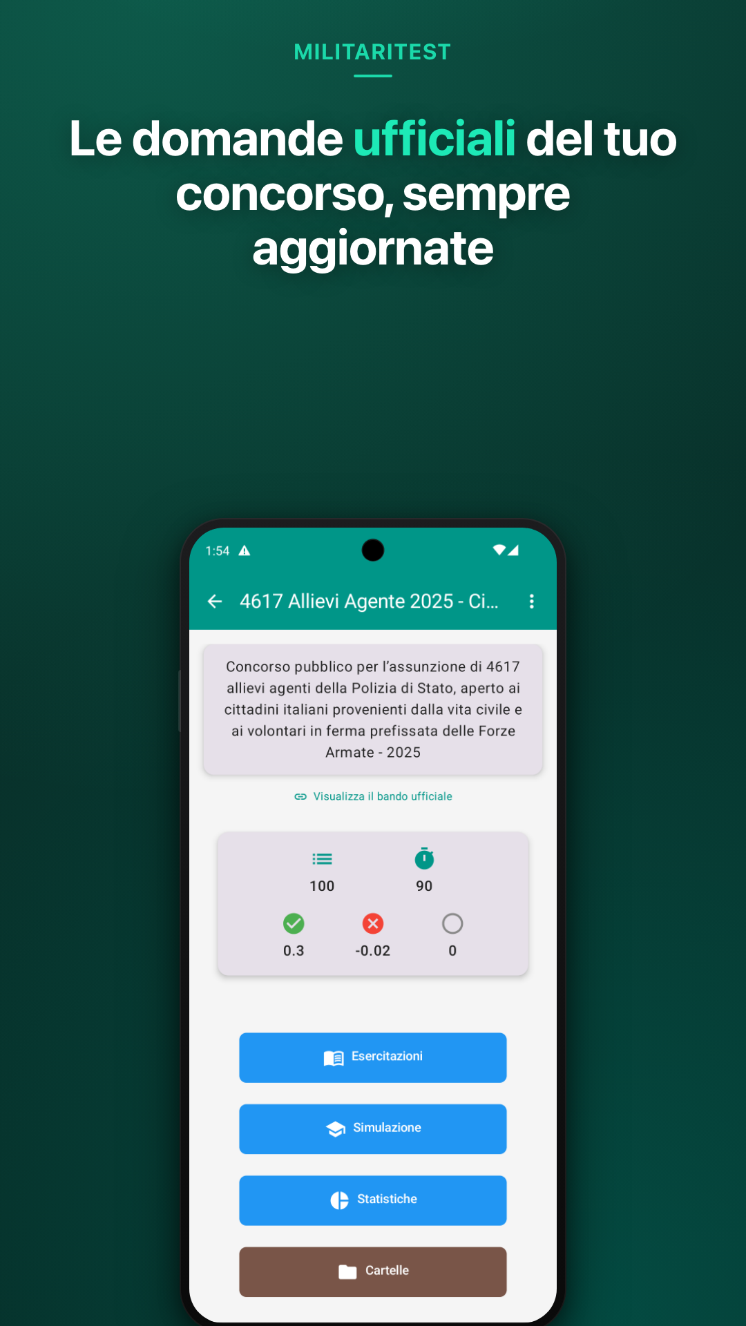 MilitariTest – Simulatore quiz capture d'écran de jeu 5
