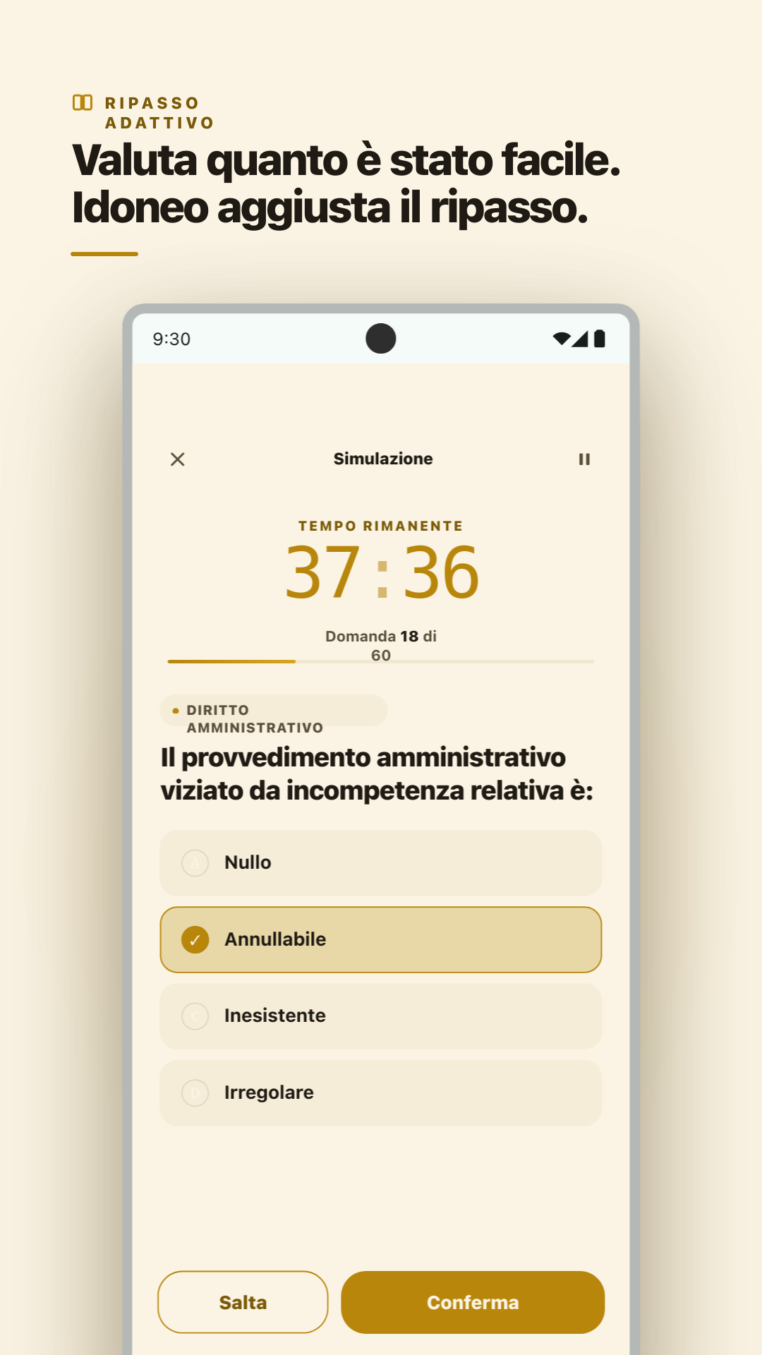 Capture d'écran de l'application Idoneo: Concorsi Pubblici 3