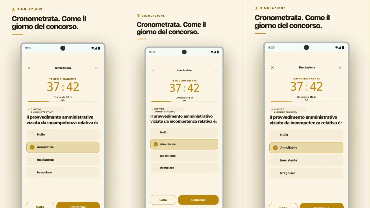 Capture d'écran de l'application Idoneo: Concorsi Pubblici 1