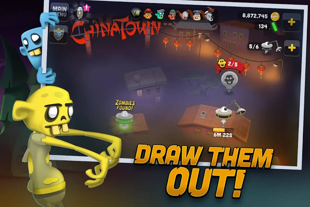 Screenshot gameplay Zombie Catchers 4