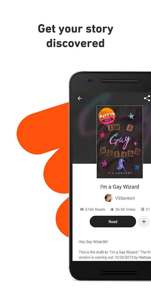 Wattpad app screenshot 3