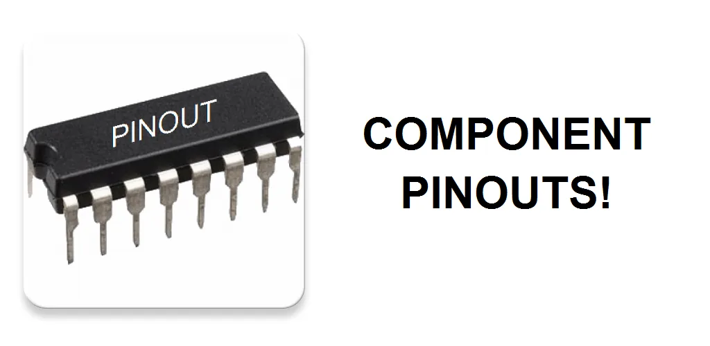 Capture d'écran de l'application Electronic Component Pinouts 1