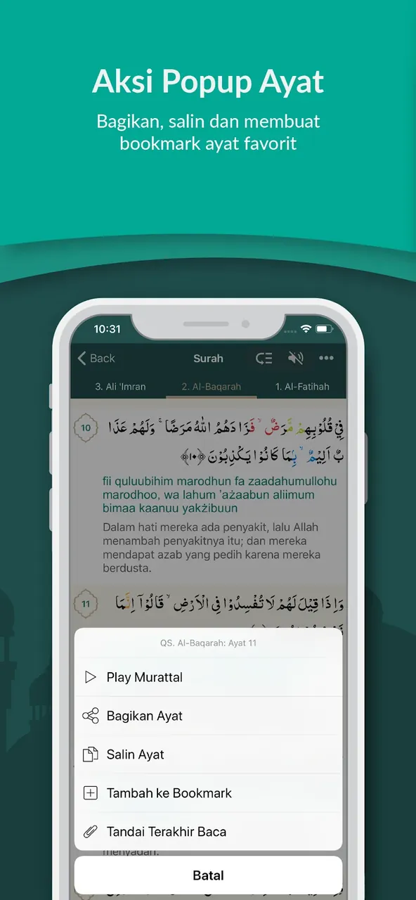 Al Quran Indonesia captura de tela 6